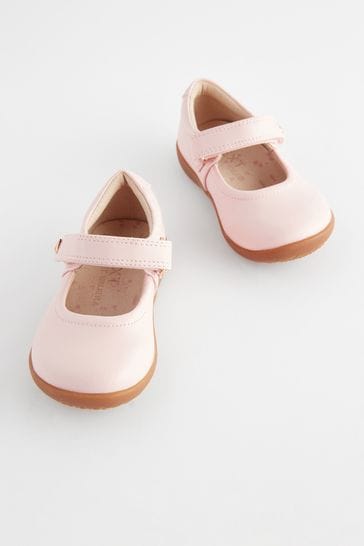 Pink Standard Fit (F) First Walker Mary Jane Shoes