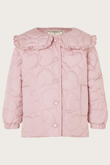 Monsoon online pink coat