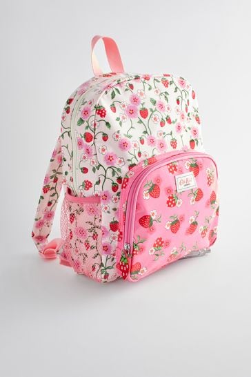 Cath Kidston Pink/White Floral Large Backpack