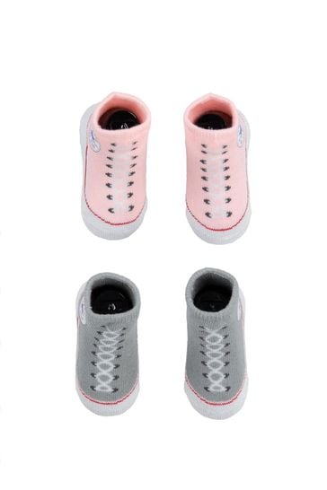 Pack de 2 botines rosas Chuck de Converse