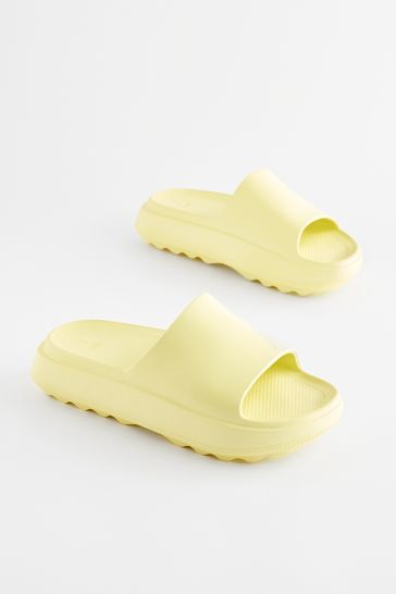 Lemon Yellow Chunky Sliders