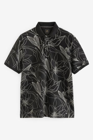 Black 2025 white polo
