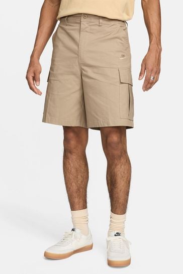 Buy Nike Khaki Club Woven Cargo Shorts from Next Turkey