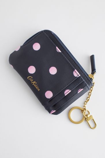 Cath Kidston Navy Spot Card and Coin Purse