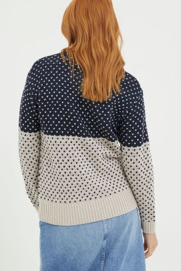Blue snowflake sweater hotsell