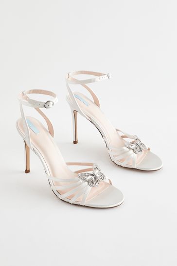 Buy Ivory Forever Comfort Wedding Butterfly Trim High Heel Sandal