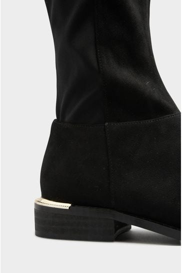 Long Tall Sally Black Stretch Boots