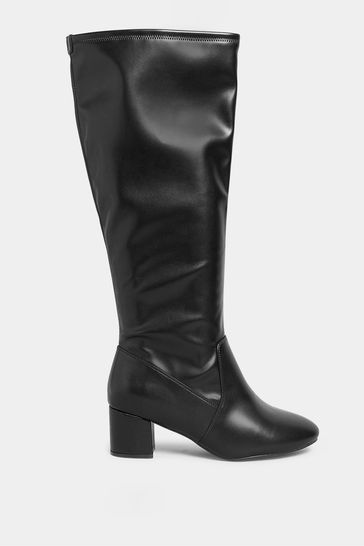 Extra wide slip on boots top