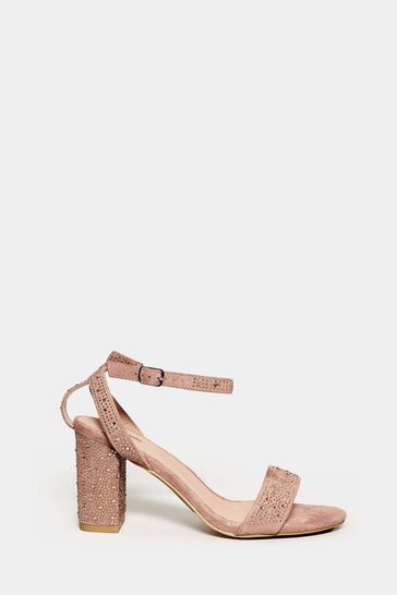 Wide fit outlet diamante sandals