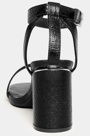 Wide fit snake deals print heels
