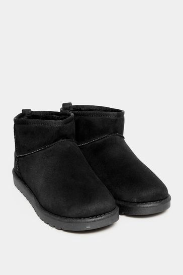 Black ugg fur boots clearance