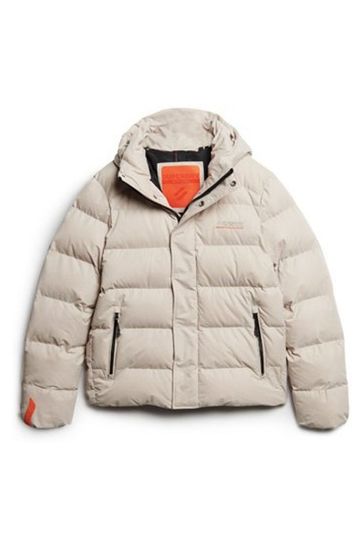 Nude puffer 2025 jacket with hood