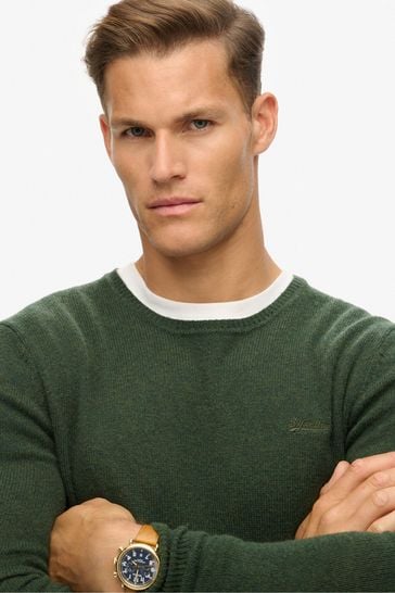 Superdry green jumper new arrivals