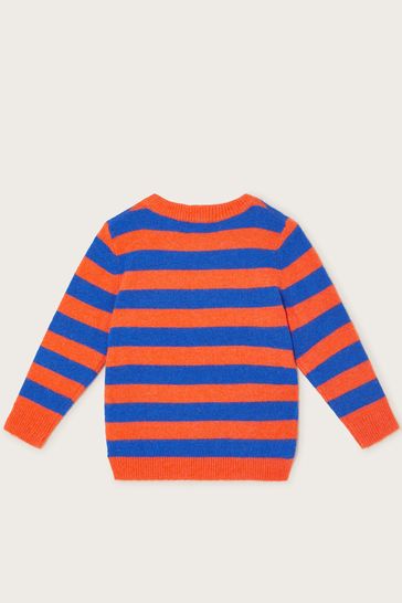Orange best sale striped jumper