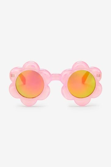 Buy Pink Flower Sunglasses from Next Netherlands
