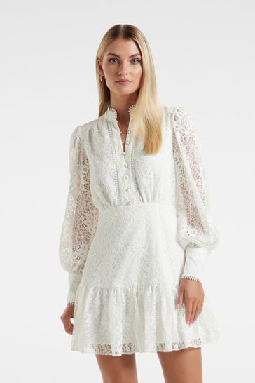 Forever new white lace dress 2025
