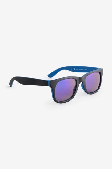 Cobalt Blue/Black Preppy Sunglasses