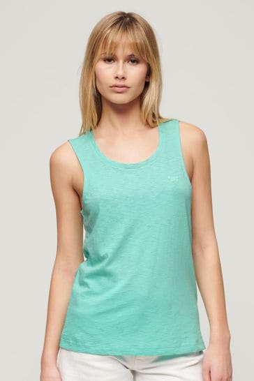 Superdry Green Scoop Neck Tank