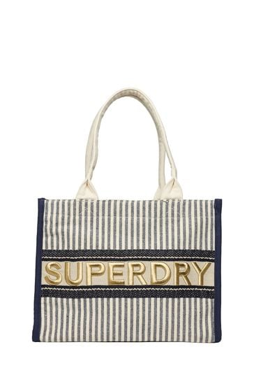 Buy Superdry Blue Luxe Tote Bag from Next Denmark
