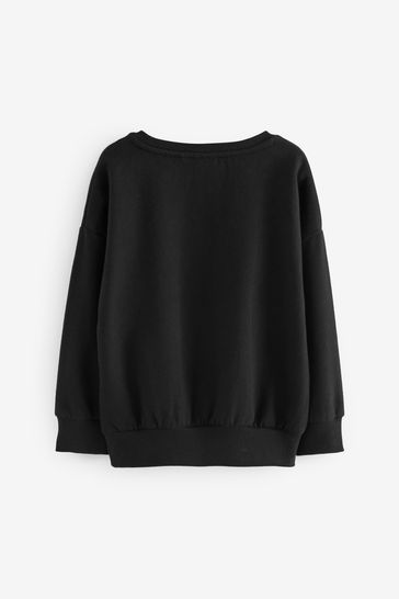 Baggy black cheap sweatshirt