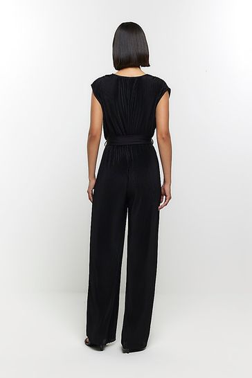 River island sales plisse jumpsuit