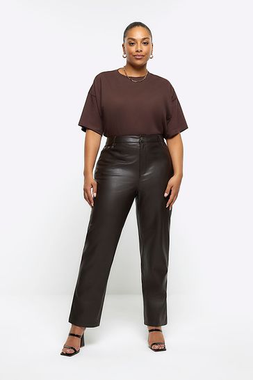 River island leather trousers outlet