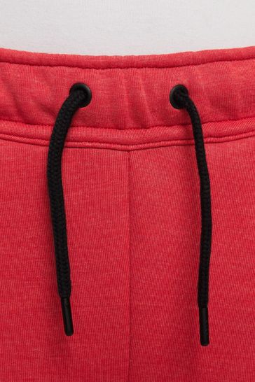 Nike tech fleece joggers red clearance