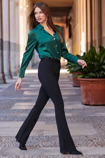 Kick flare pants petite top