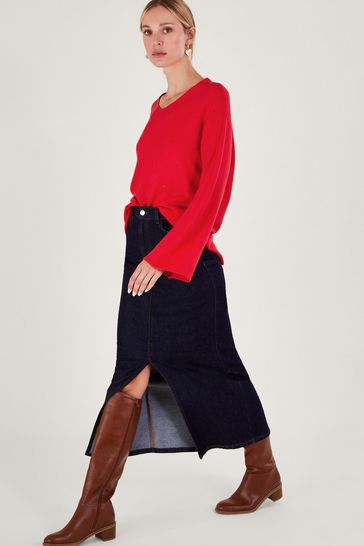 Monsoon red on sale jumper