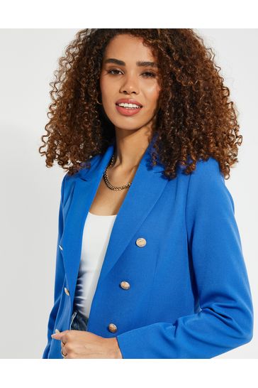 Blue shop military blazer