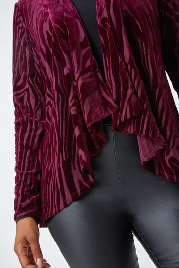 Buy Roman Petite Animal Stretch Waterfall Jacket from the Laura