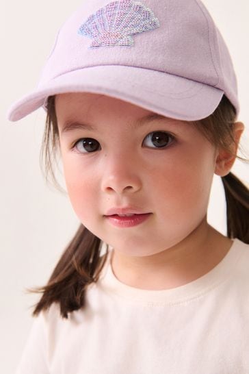 Pink Shell Sequin Cap (1-13yrs)