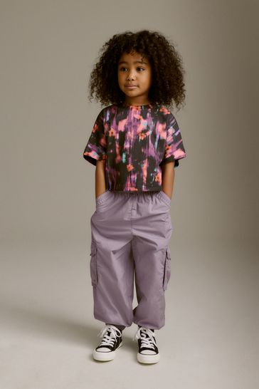 Next purple shop trousers