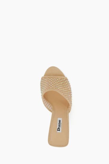 Diamante flip flops dune hot sale