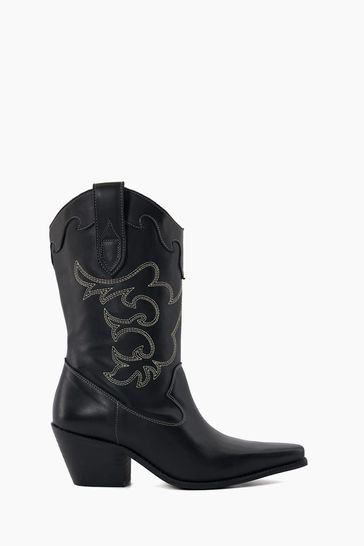 Dune cowboy boots new arrivals