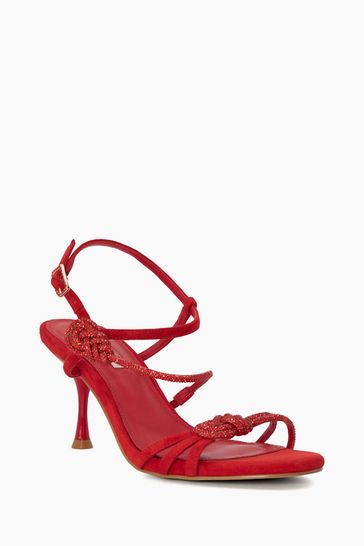 Dune clearance red sandals