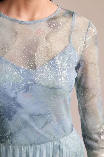 Next pale blue dress clearance