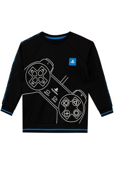 Buy Character Black 100 Cotton PlayStation Sweatshirt from Next Bahrain