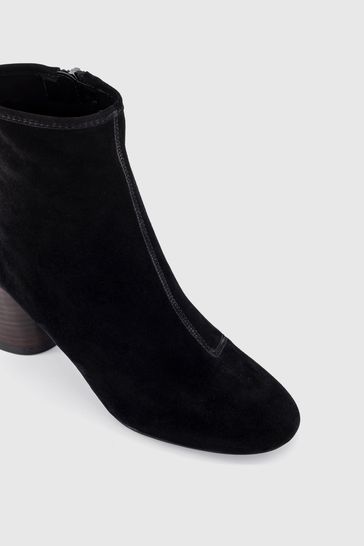 Office black heeled boots hotsell