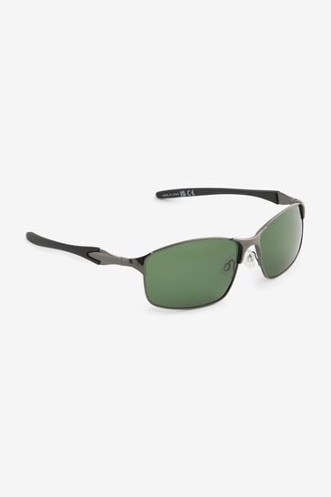Gun Metal Grey Classic Polarised Sunglasses