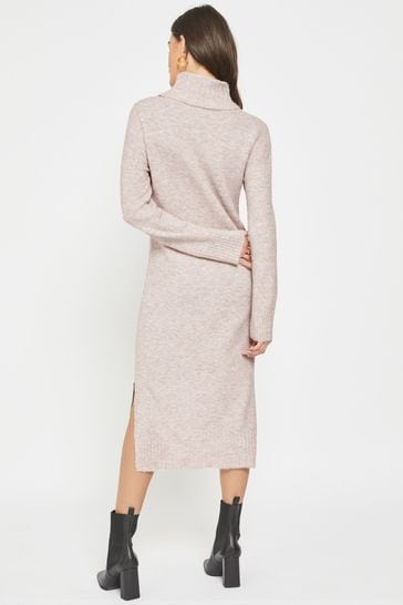 Cream midi jumper dress new arrivals