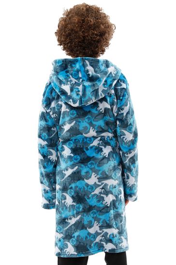 Buy Character Blue Jurassic World Dressing Gown from Next Bahrain