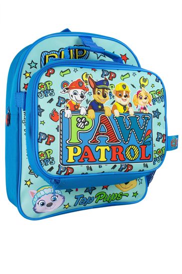 Boy paw patrol backpack top