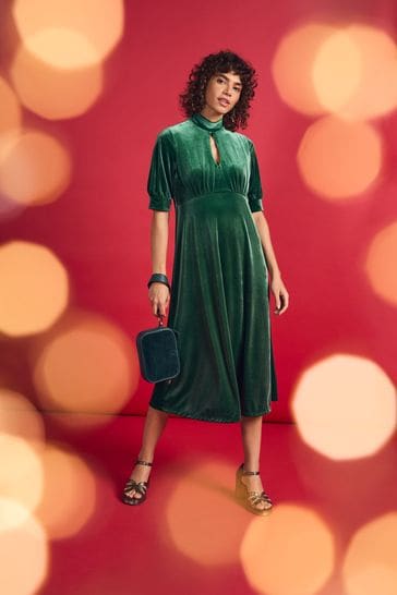Sea salt velvet dress outlet