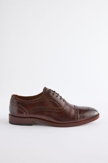 Brogue cap toe oxford new arrivals