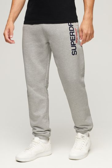 Superdry best sale grey joggers