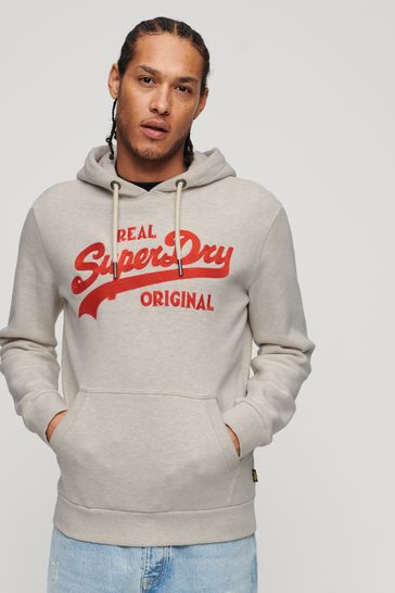 Buy Superdry Cream Soda Pop Vintage Logo Classic Hoodie from Next
