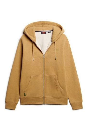Superdry mustard hoodie cheap