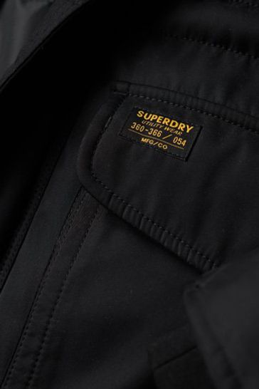 Buy Superdry Black Chinook Faux Fur Parka Coat from Next USA