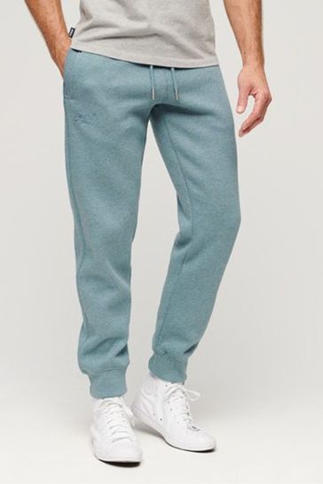 Superdry Blue gray Essential Logo Joggers